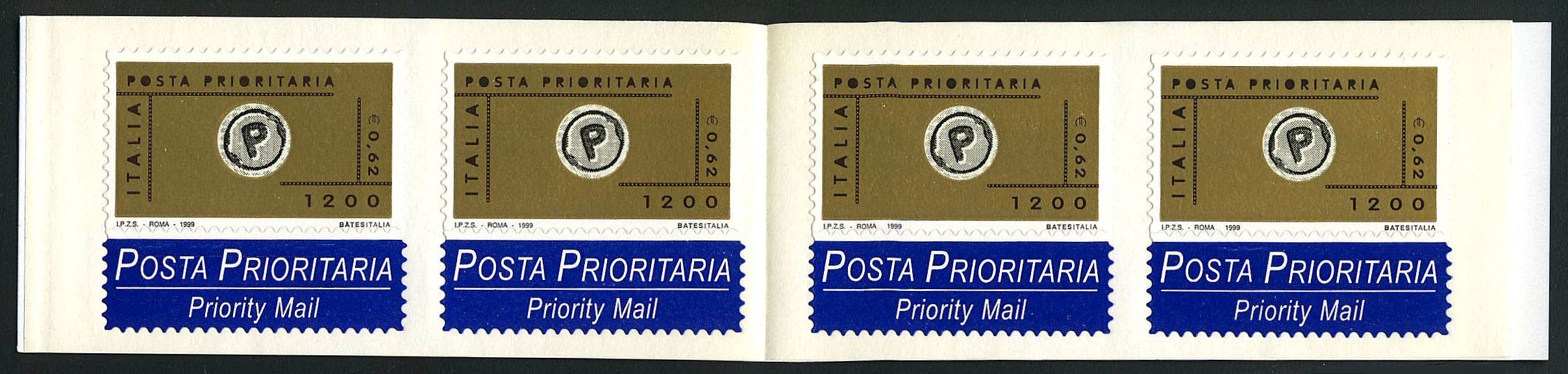 1999 - 1 x Libretto Posta Prioritaria 4 x L.1200 - Sas.L21.jpg
