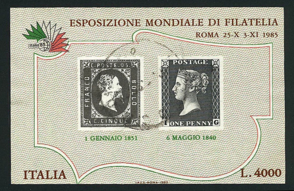 1985 - Esposizione mondiale di Filatelia - Primi francobolli B08.jpg