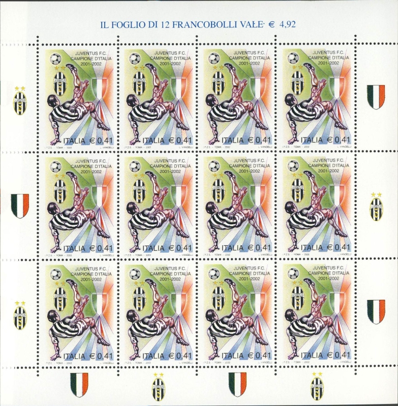 2002 - Minifoglio Juventus Campione d'Italia - Sas.2624 Bol.2752.jpg