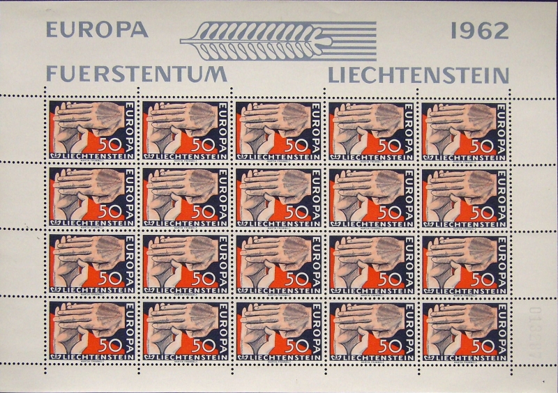 Liechtenstein - 1962 - Foglietto Europa.jpg